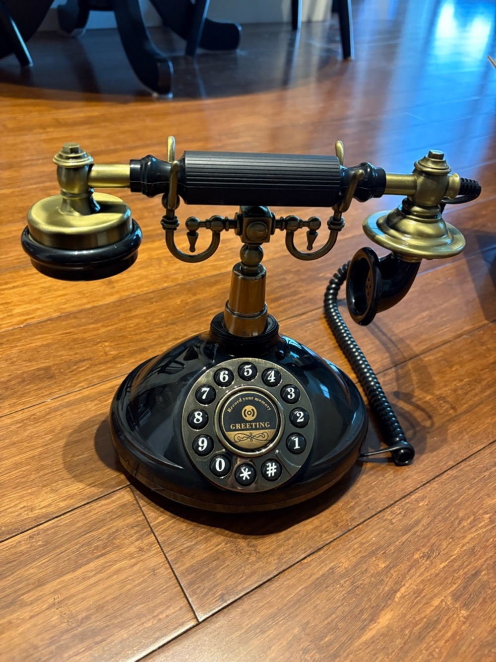 Vintage Style Audio Guest Book Phone